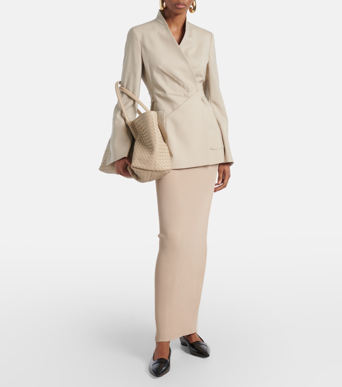 Jupe longue Aprile1234 en crêpe | Max Mara