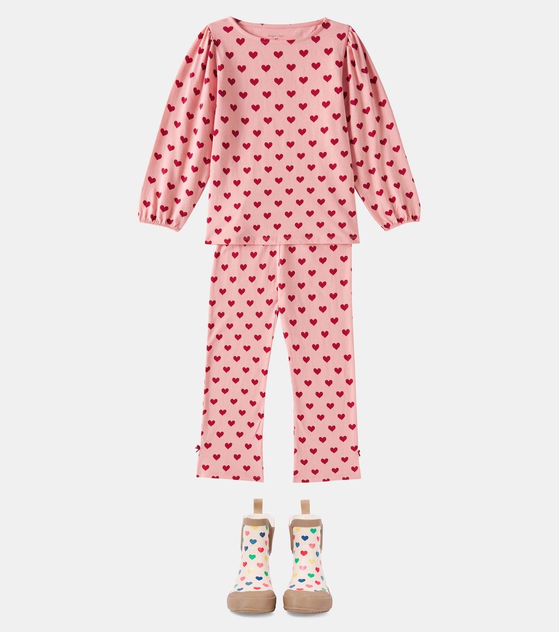 Drey printed cotton top and pants set | Konges Sløjd