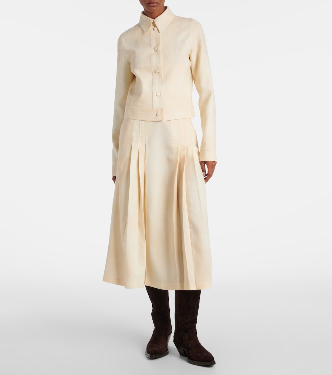 Tereza short virgin wool jacket | Gabriela Hearst