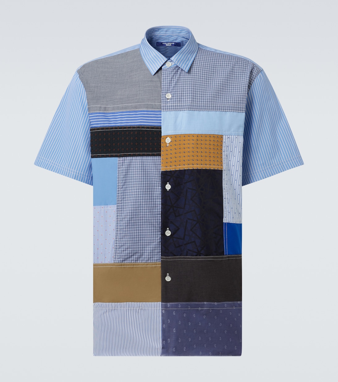 Camicia in cotone con patchwork | Junya Watanabe