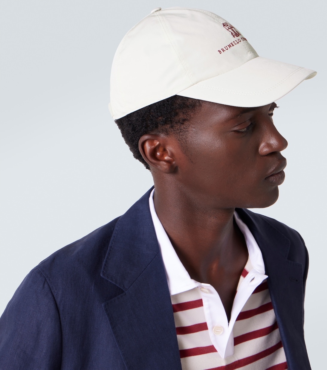 Embroidered logo baseball cap | Brunello Cucinelli