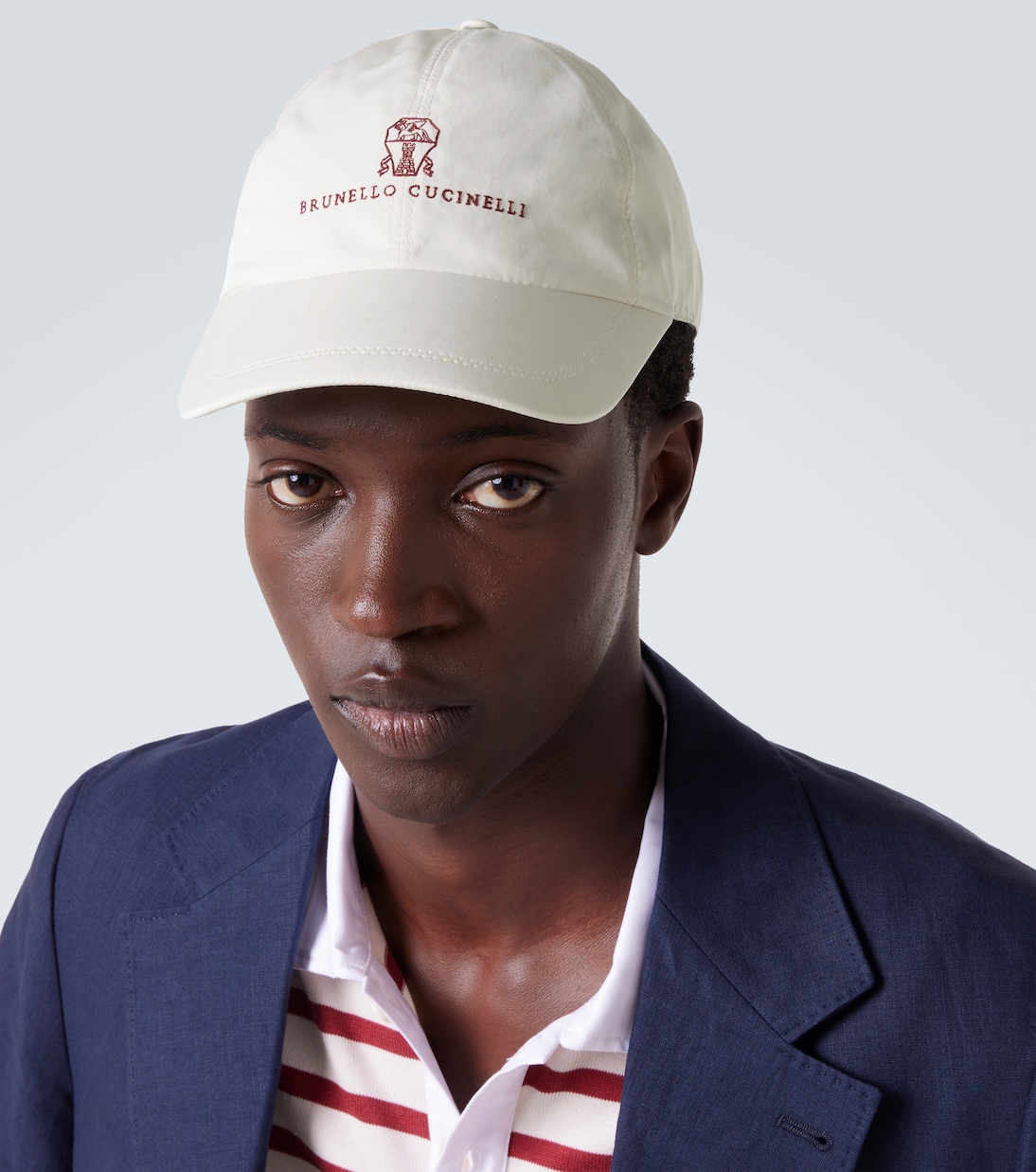 Embroidered logo baseball cap | Brunello Cucinelli
