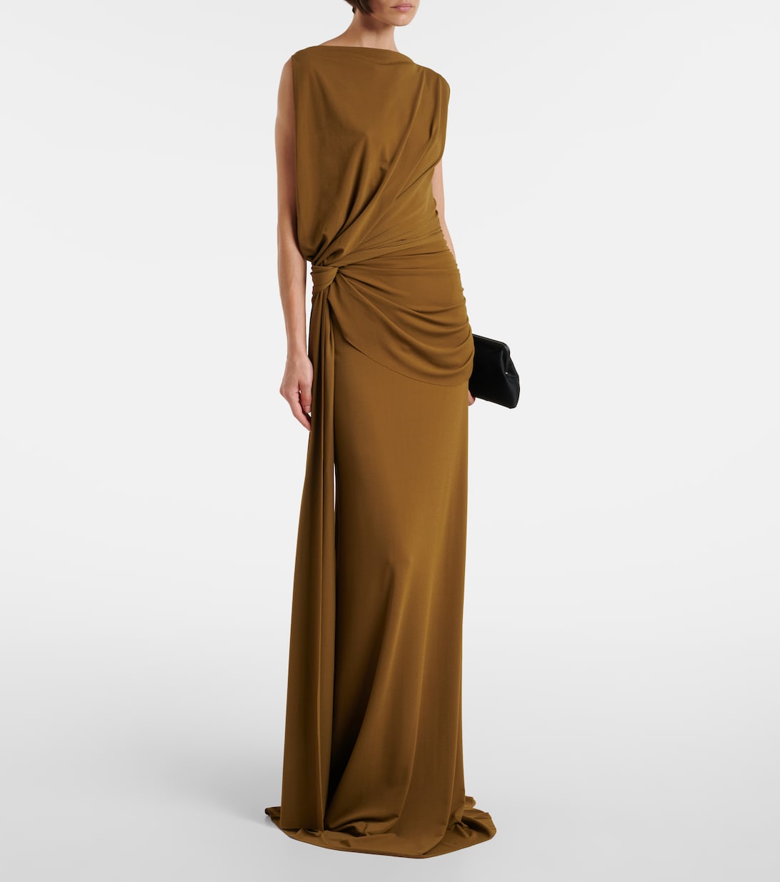 Draped crêpe jersey gown | Alex Perry