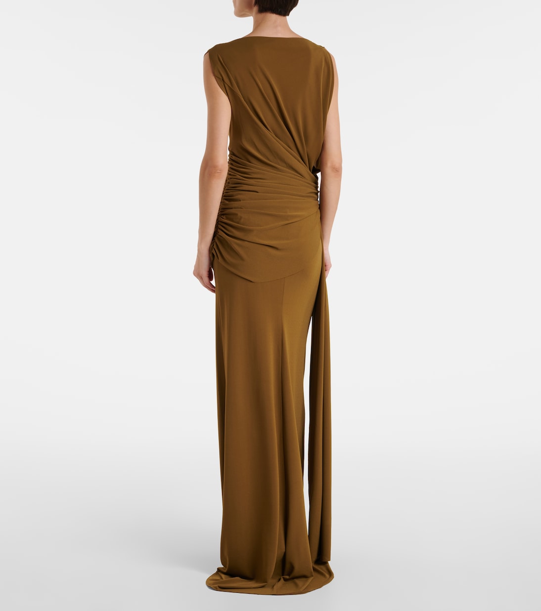 Draped crêpe jersey gown | Alex Perry