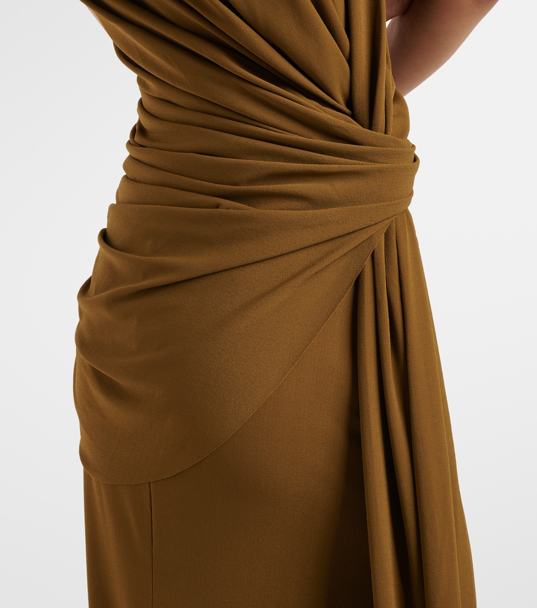 Draped crêpe jersey gown | Alex Perry