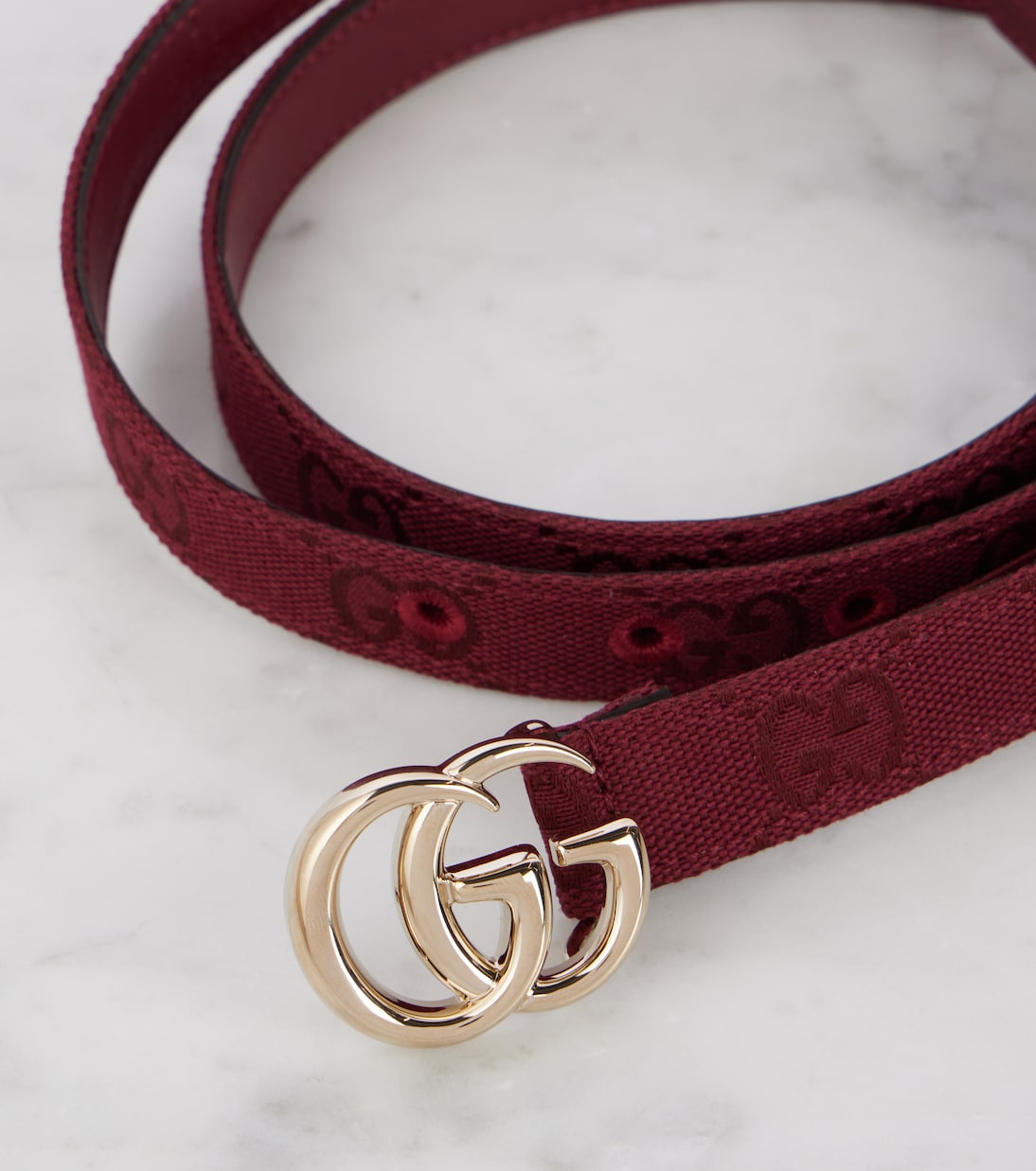 GG Marmont canvas belt | Gucci