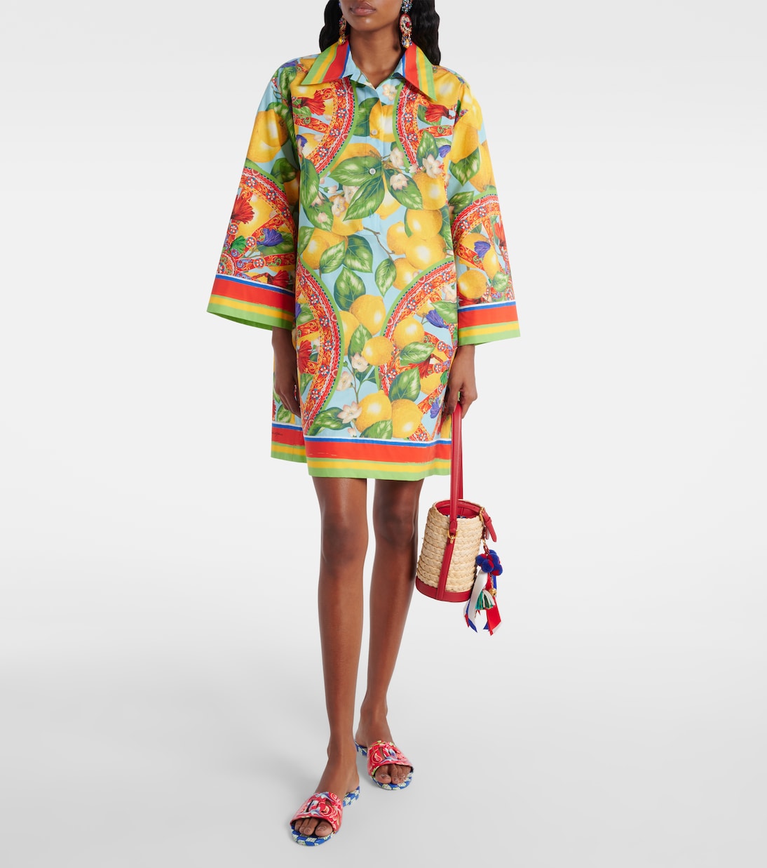 Oversized printed shirt | Dolce&Gabbana