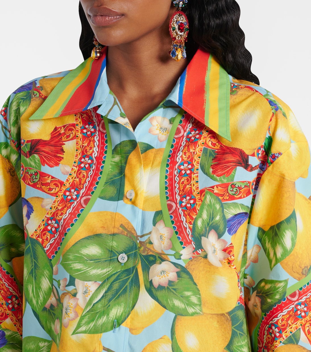 Oversized printed shirt | Dolce&Gabbana