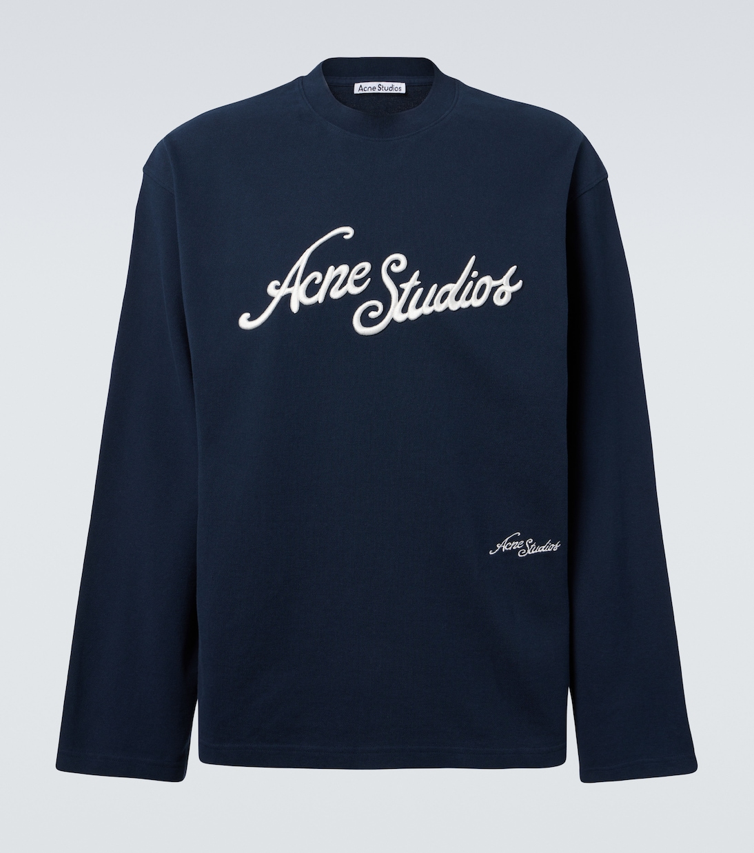 Camiseta de jersey de algodón con logo | Acne Studios