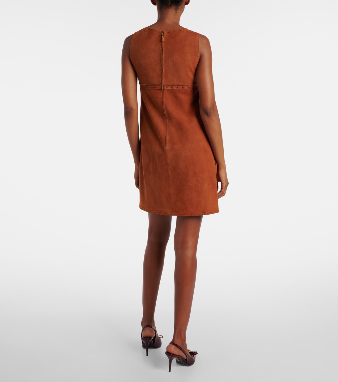 Vestido corto de ante | Versace