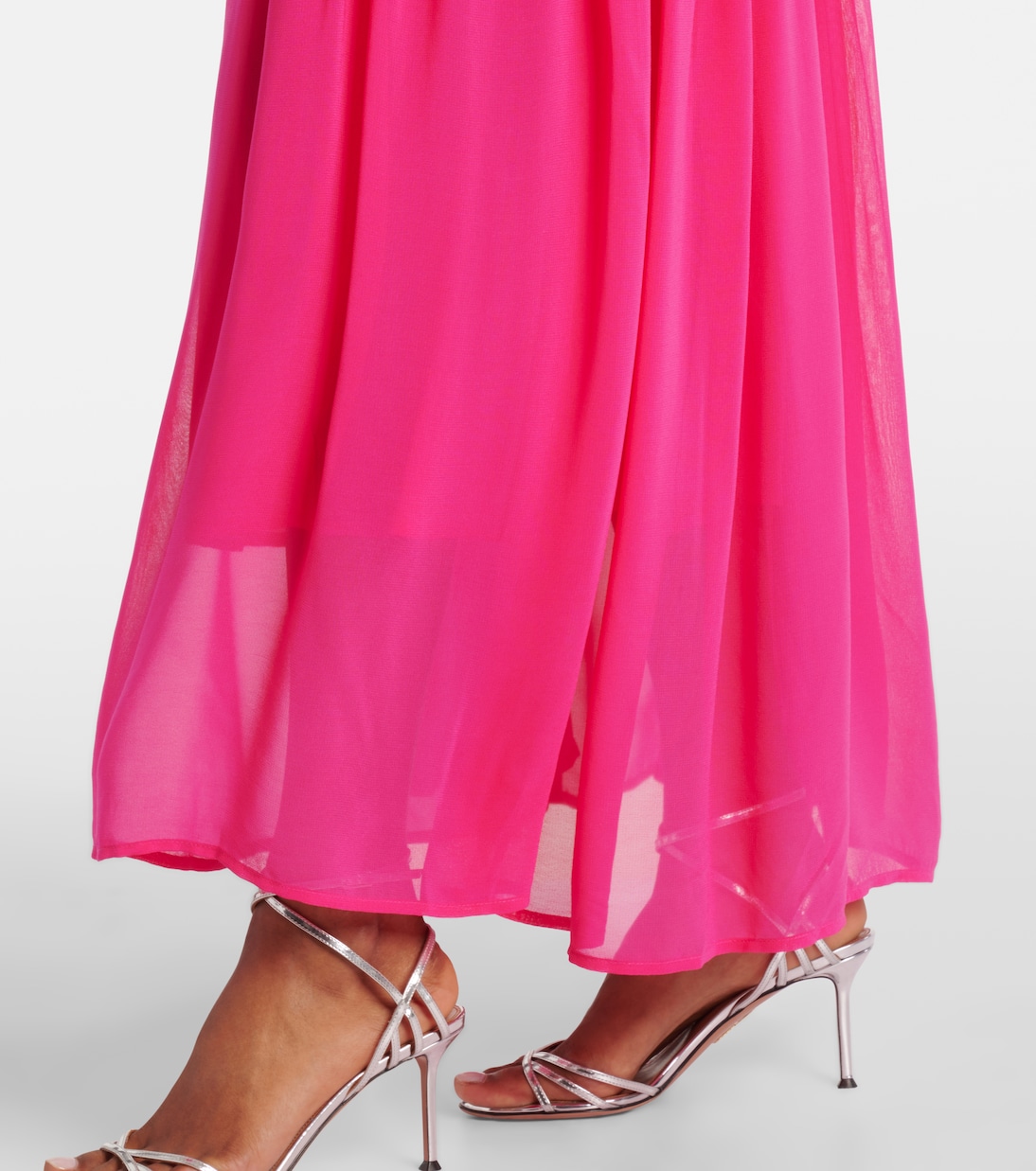Pink Flower halterneck maxi dress | Farm Rio
