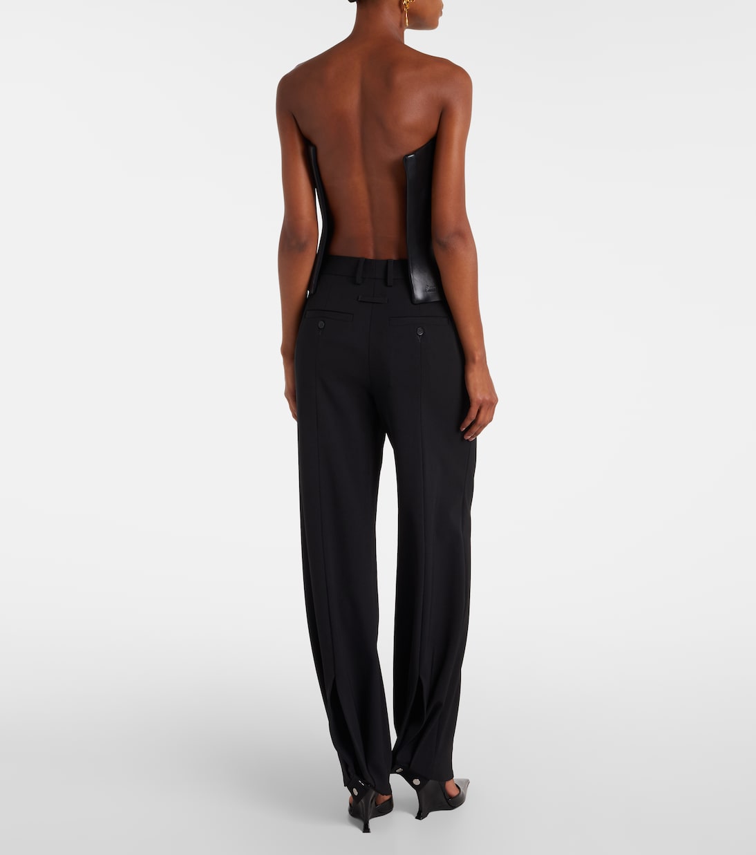Molded 레더 코르셋 탑 | Jean Paul Gaultier