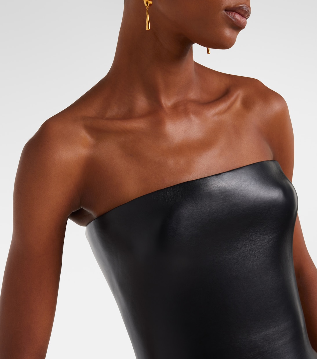 Molded 레더 코르셋 탑 | Jean Paul Gaultier