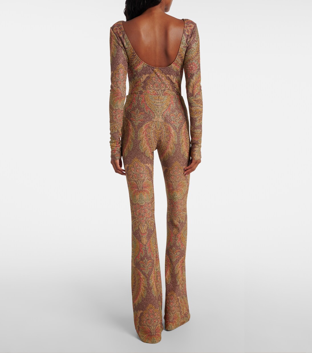 Printed jersey flared pants  | Etro