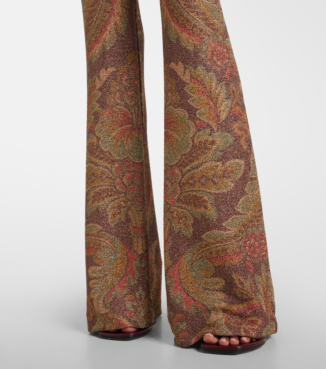 Printed jersey flared pants  | Etro