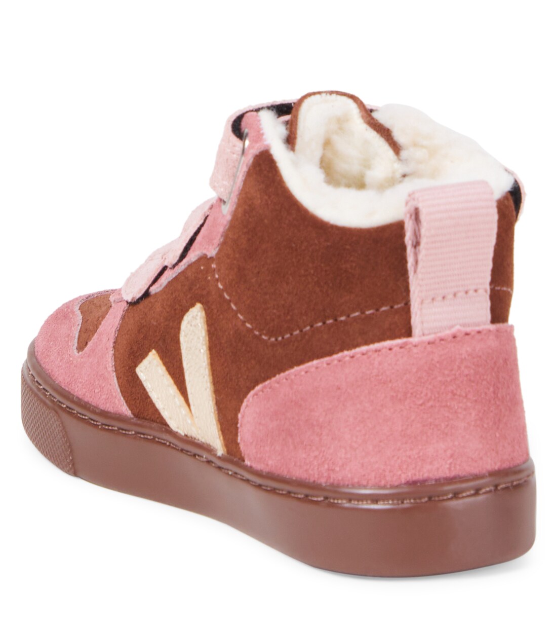 V-10 suede high-top sneakers | Veja Kids