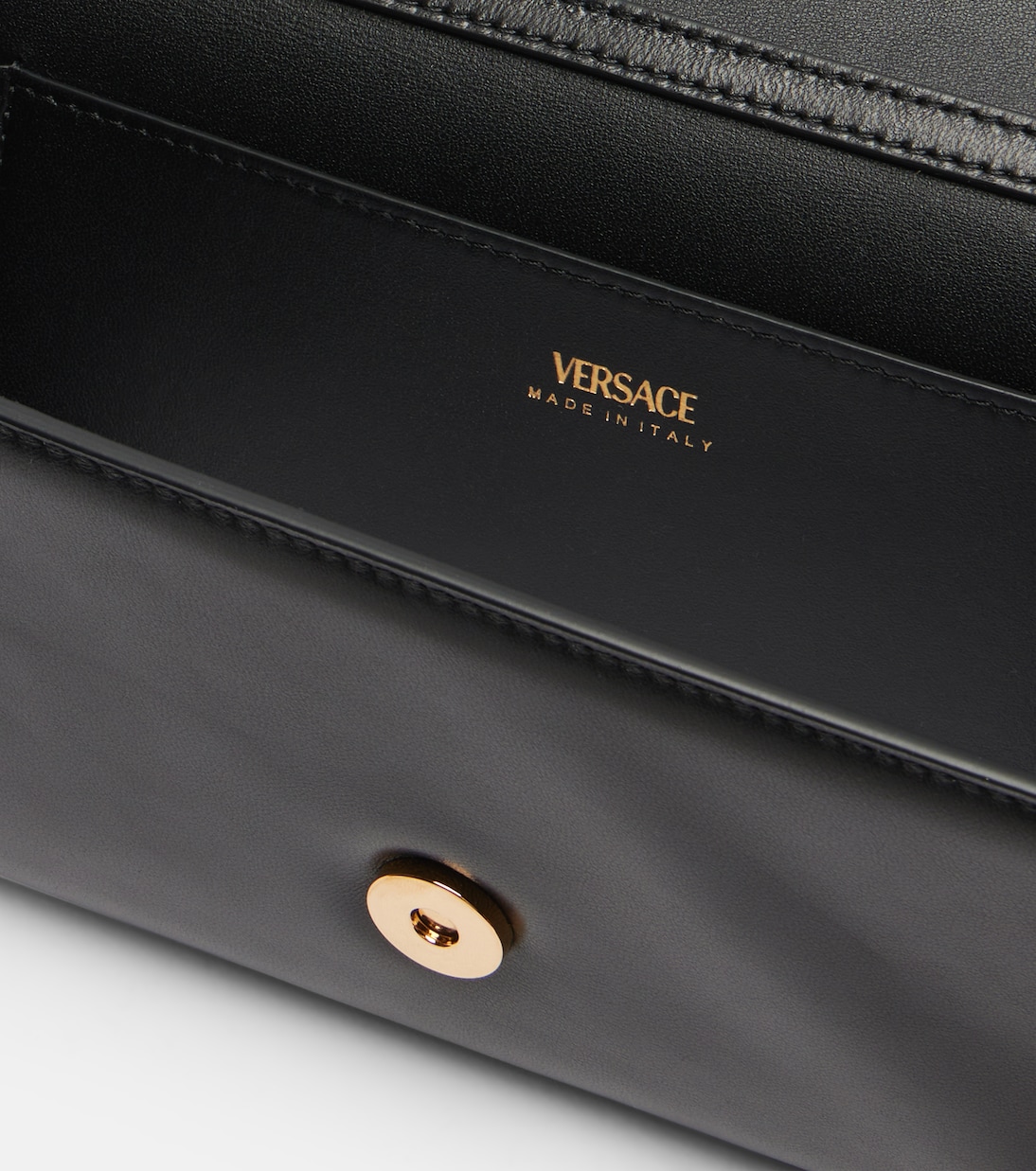 Clutch La Medusa de piel | Versace