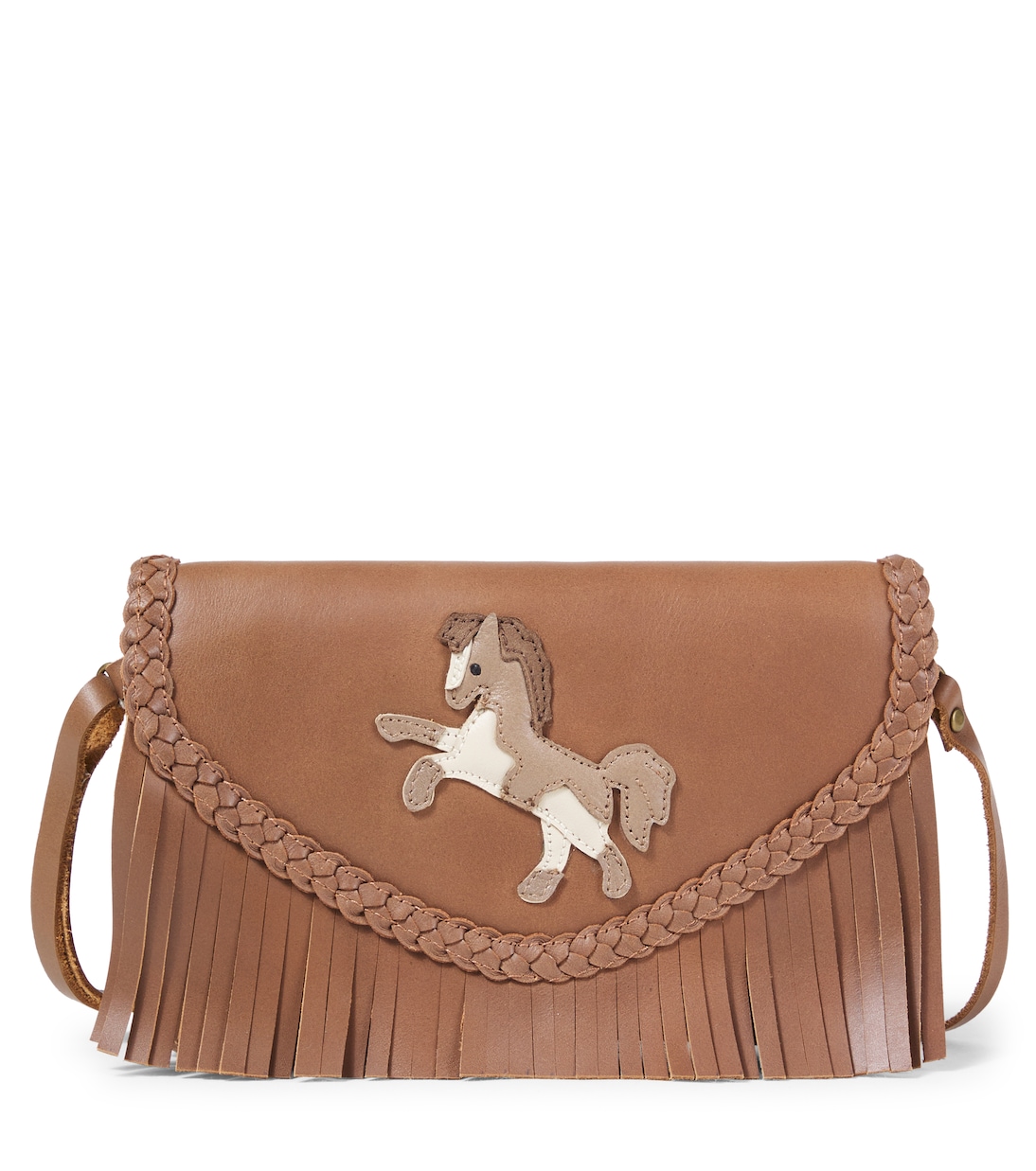 Salote fringed leather shoulder bag | Donsje