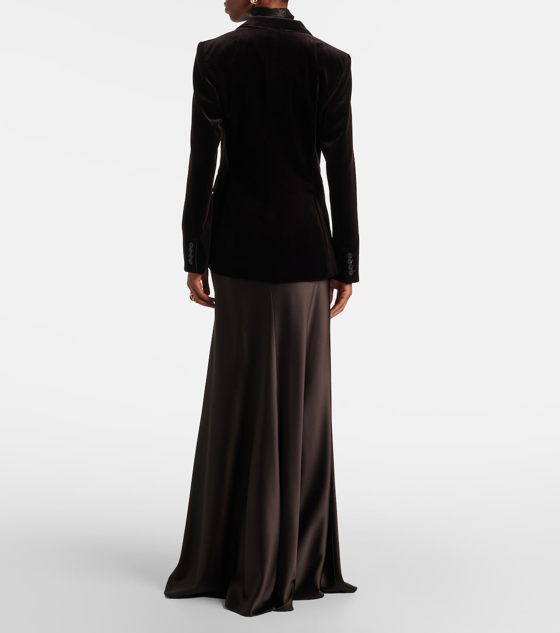 Blazer de terciopelo en mezcla de algodón | Ralph Lauren Collection
