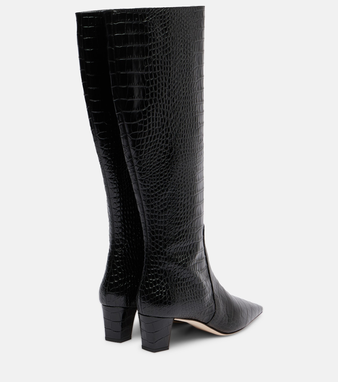 Penelope leather knee-high boots | Manolo Blahnik