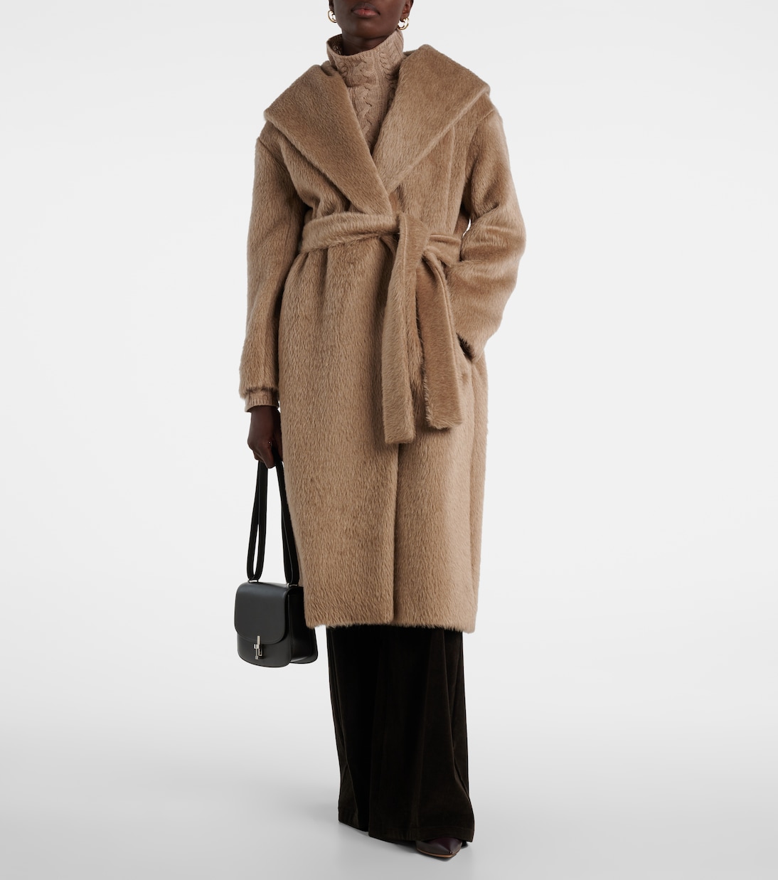 معطف من الألبكا والصوف والكشمير المخلوط Eliana | 'S Max Mara