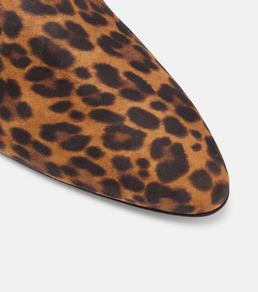 Leopard-print suede knee-high boots | Gianvito Rossi