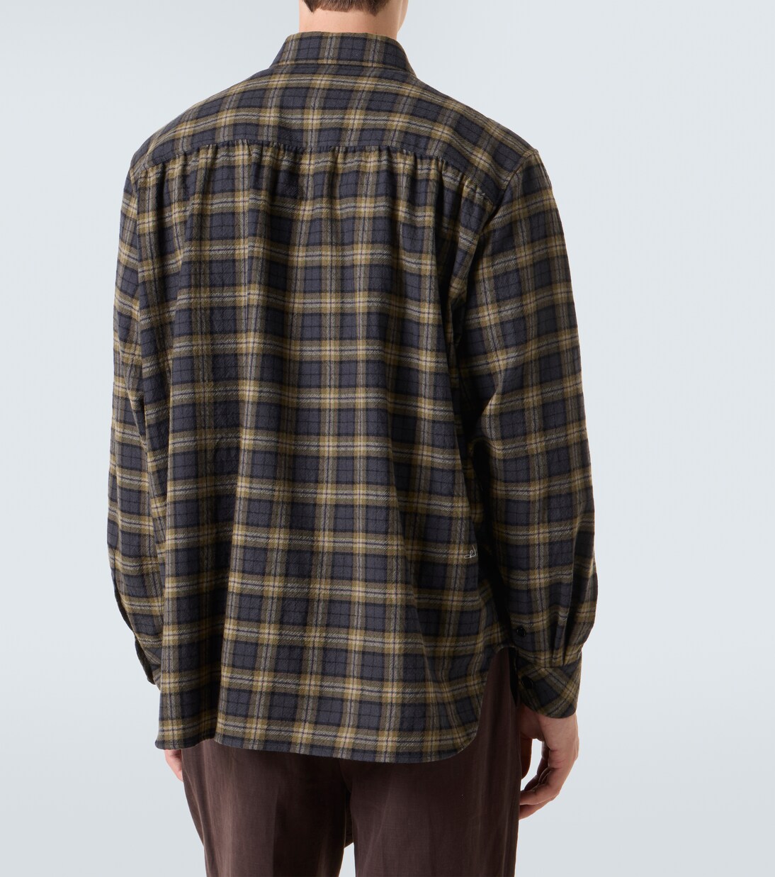 Checked wool overshirt | Saint Laurent