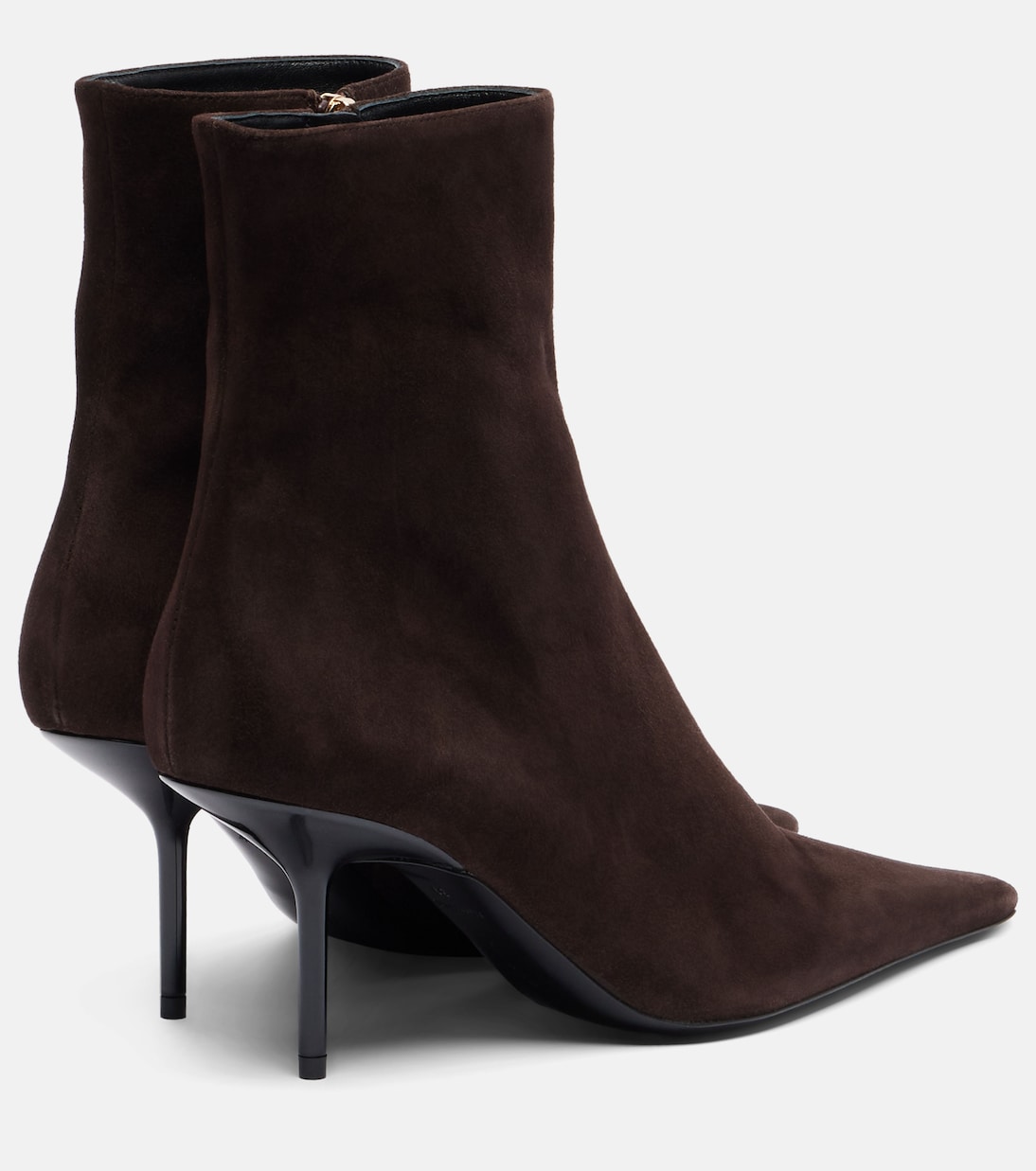 Pointy 75 suede ankle boots | Victoria Beckham