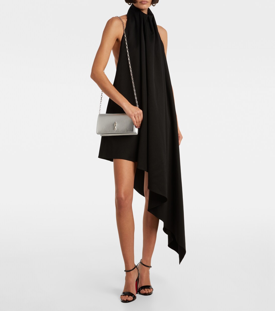 Bettina metallic leather clutch | Christian Louboutin