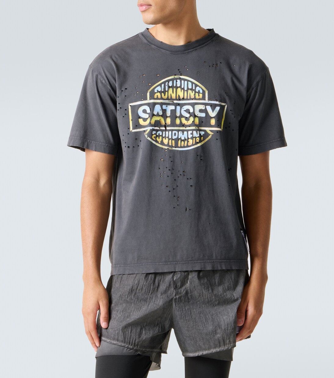 Camiseta en jersey de algodón con logo | Satisfy