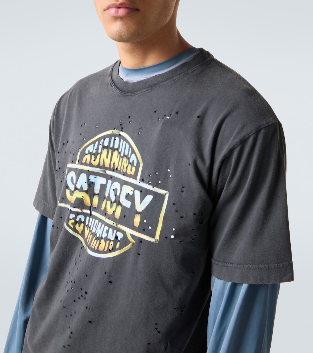 Camiseta en jersey de algodón con logo | Satisfy