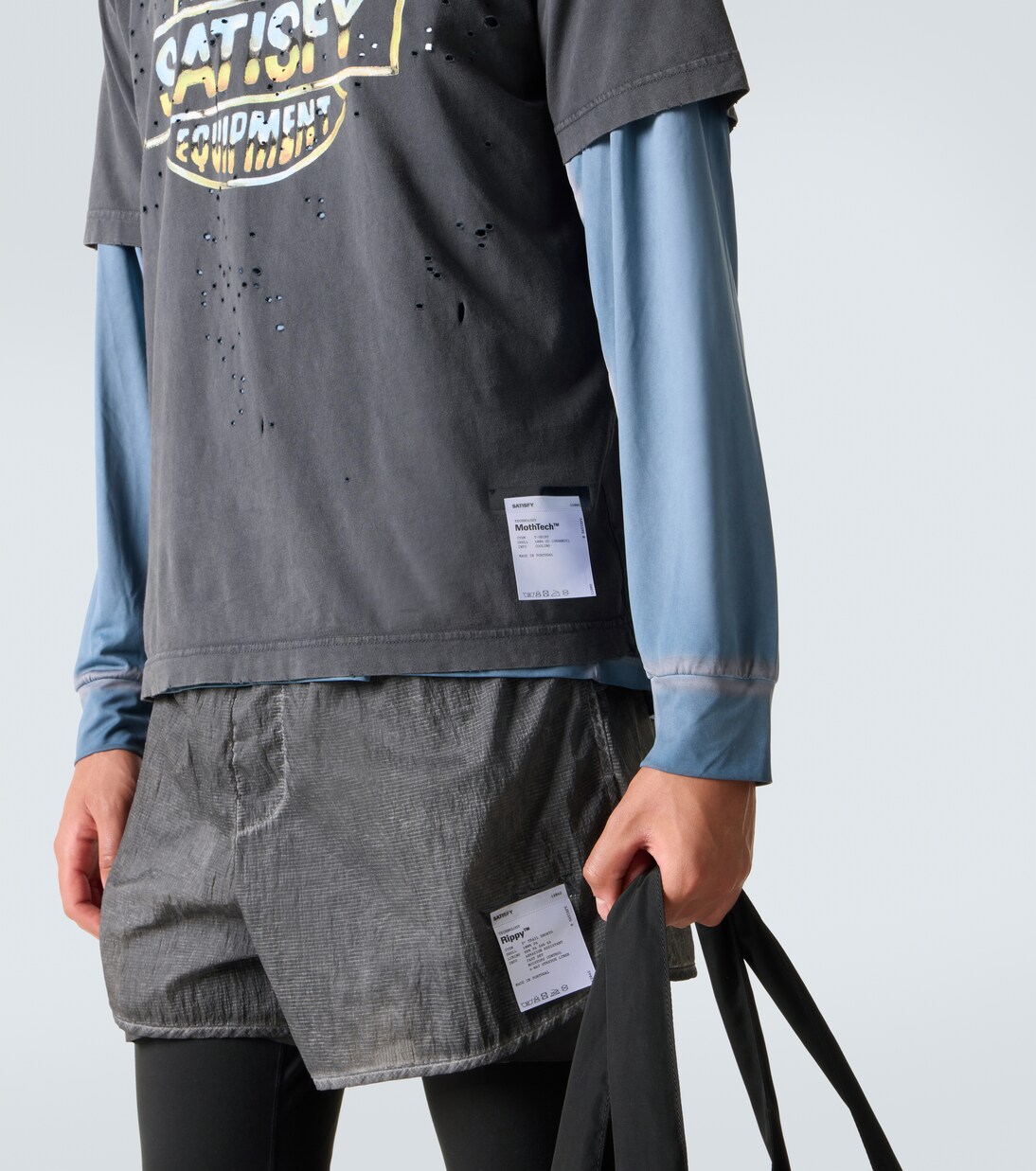 Camiseta en jersey de algodón con logo | Satisfy
