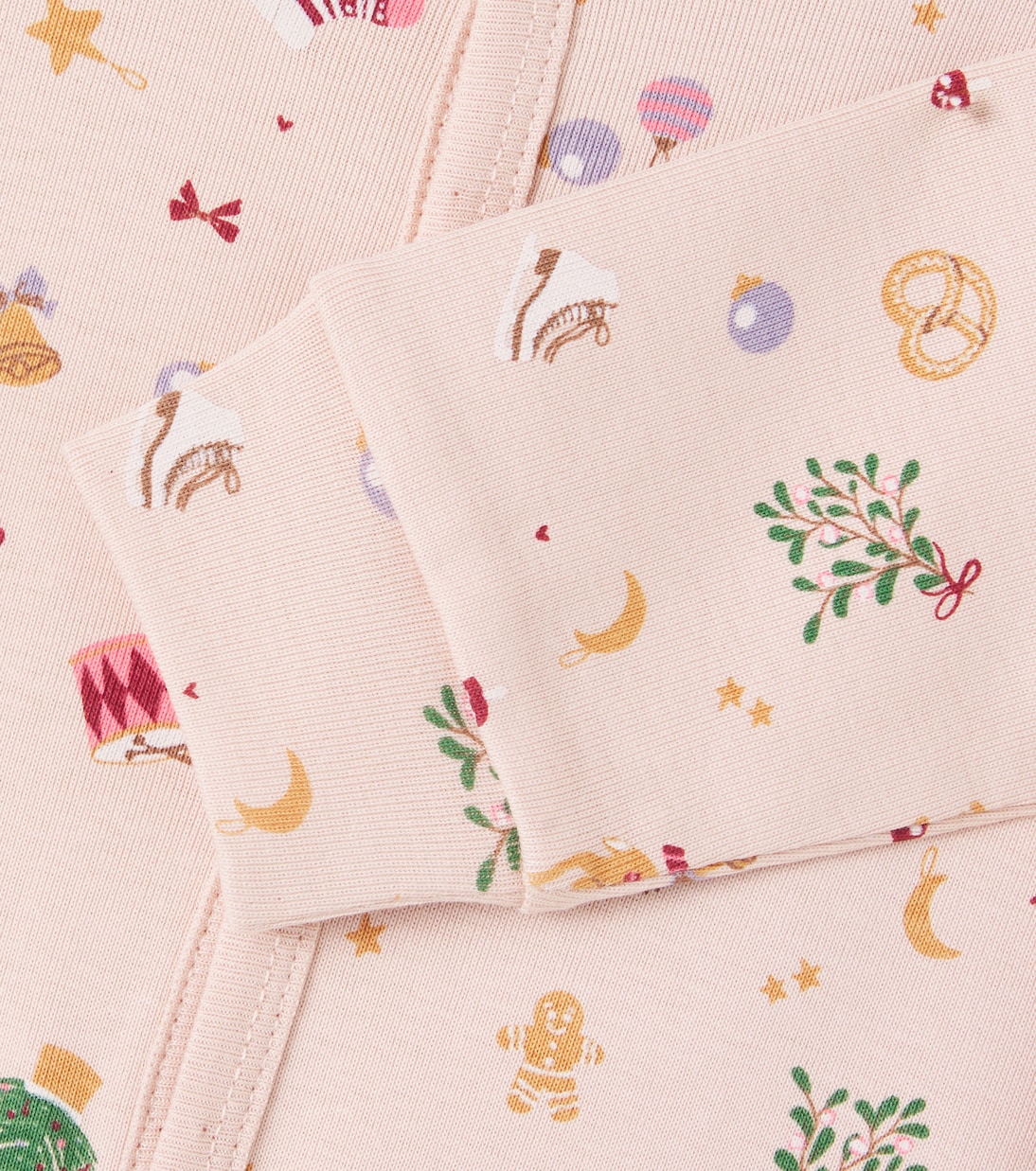 Baby Nikola printed cotton playsuit | Wheat