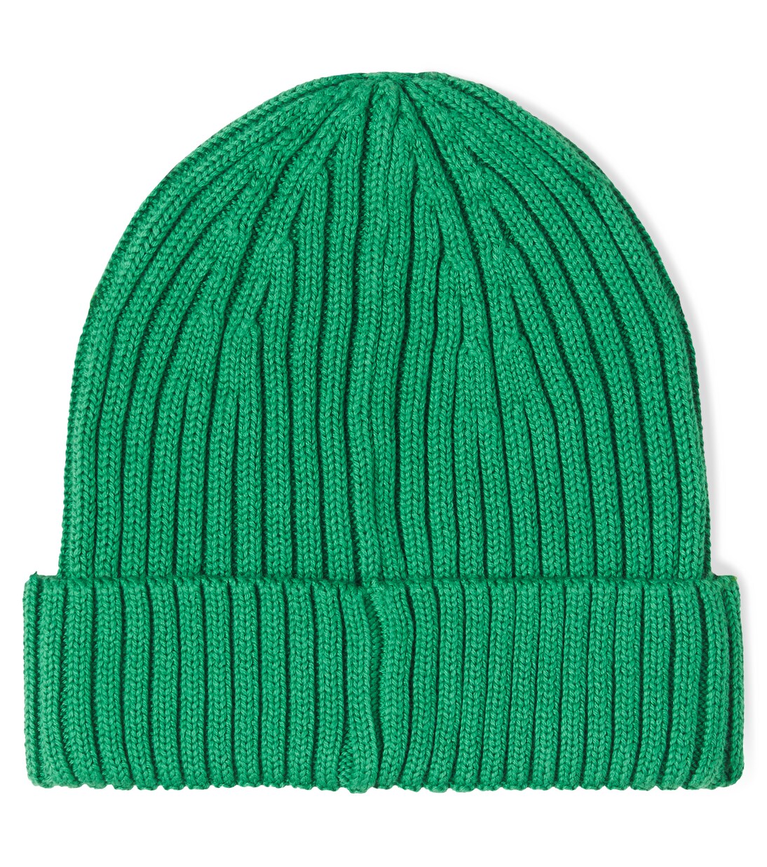 x E.T. ribbed-knit cotton beanie | Mini Rodini