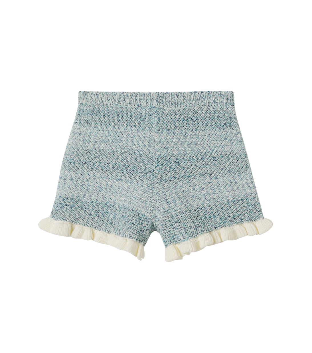 Ruffled striped cotton-blend shorts | Zimmermann Kids