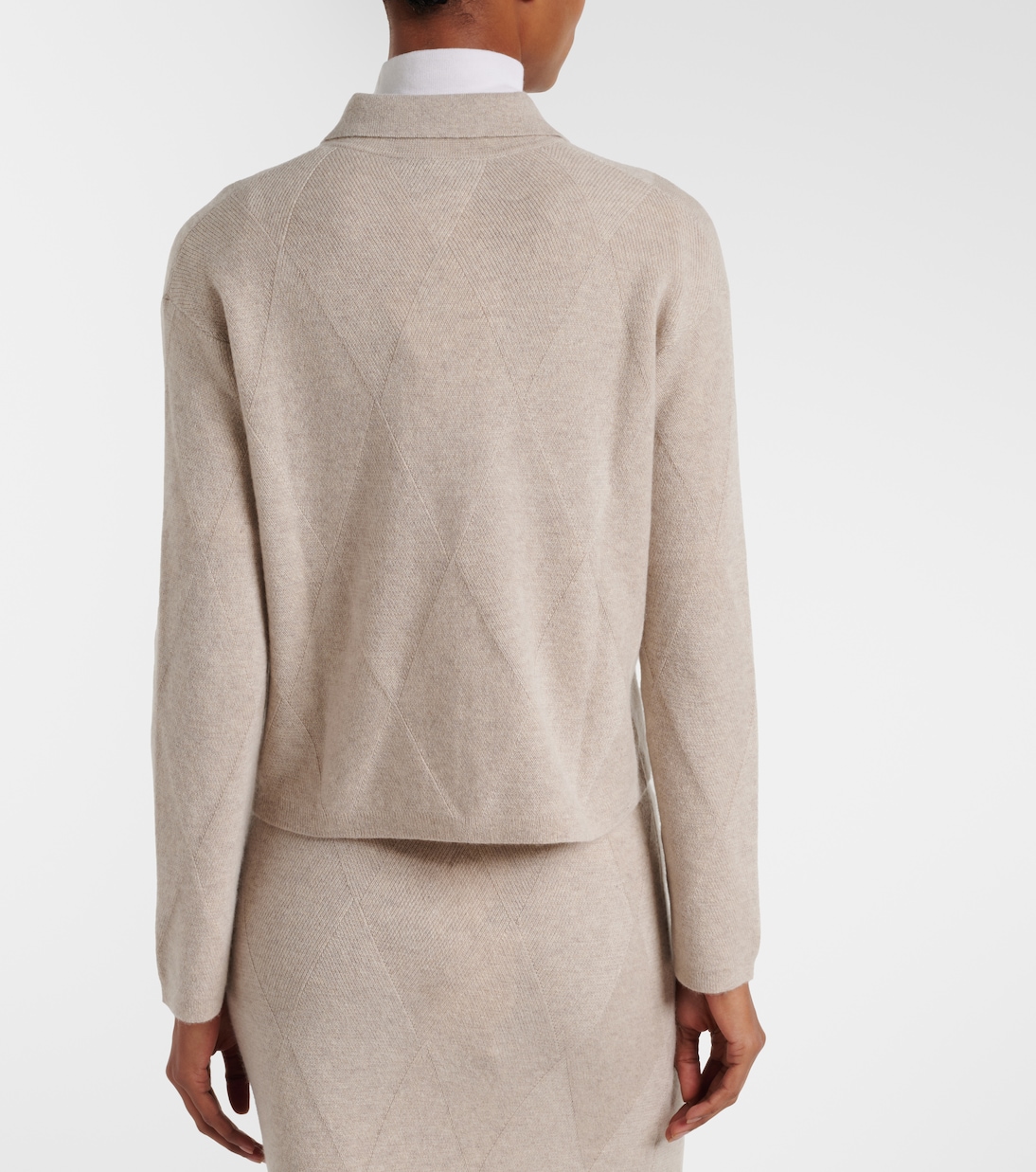 Mxpbombo argyle cashmere cardigan | Max Mara