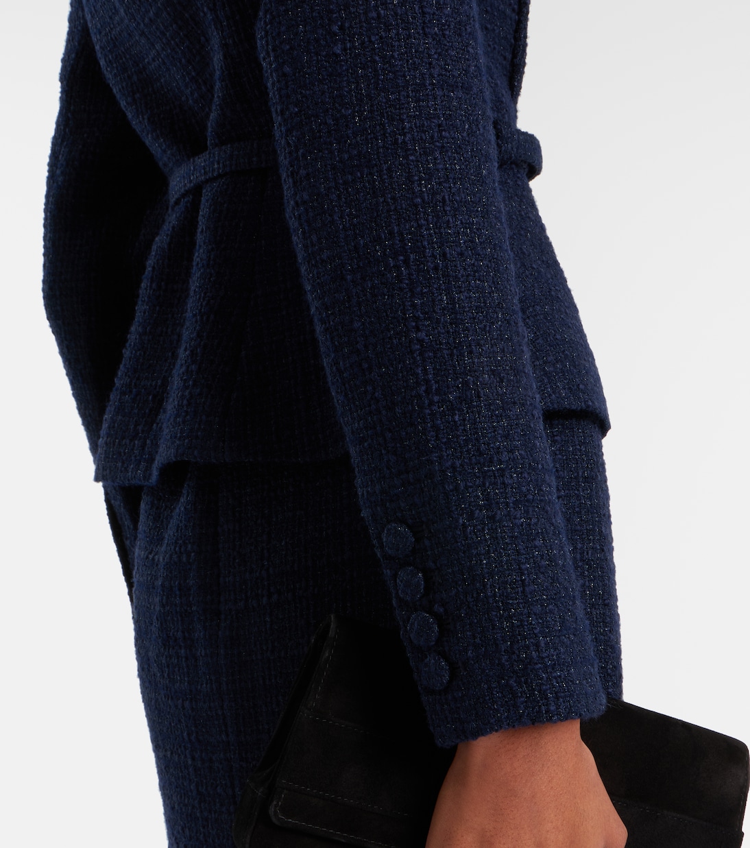 Off-shoulder bouclé top | Roland Mouret