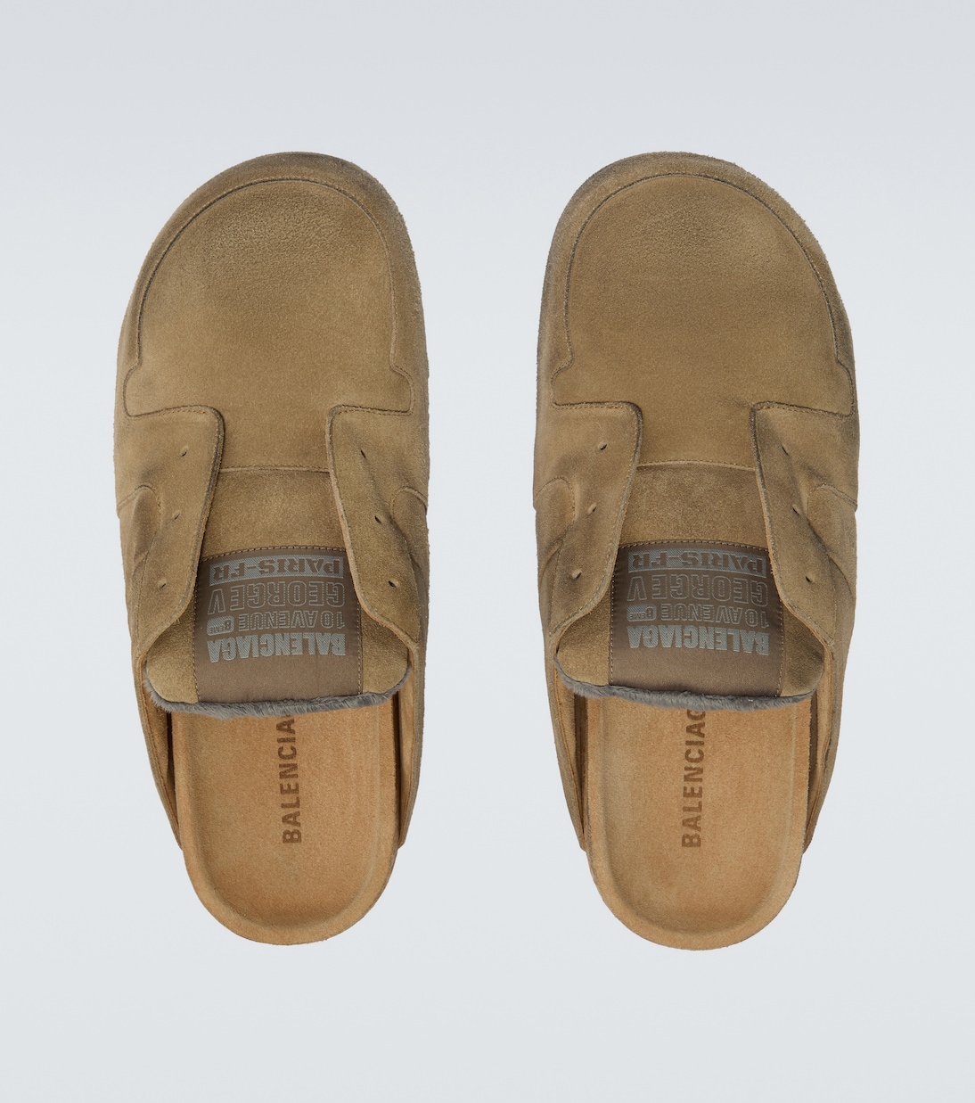 Slippers Dumbo aus Veloursleder | Balenciaga