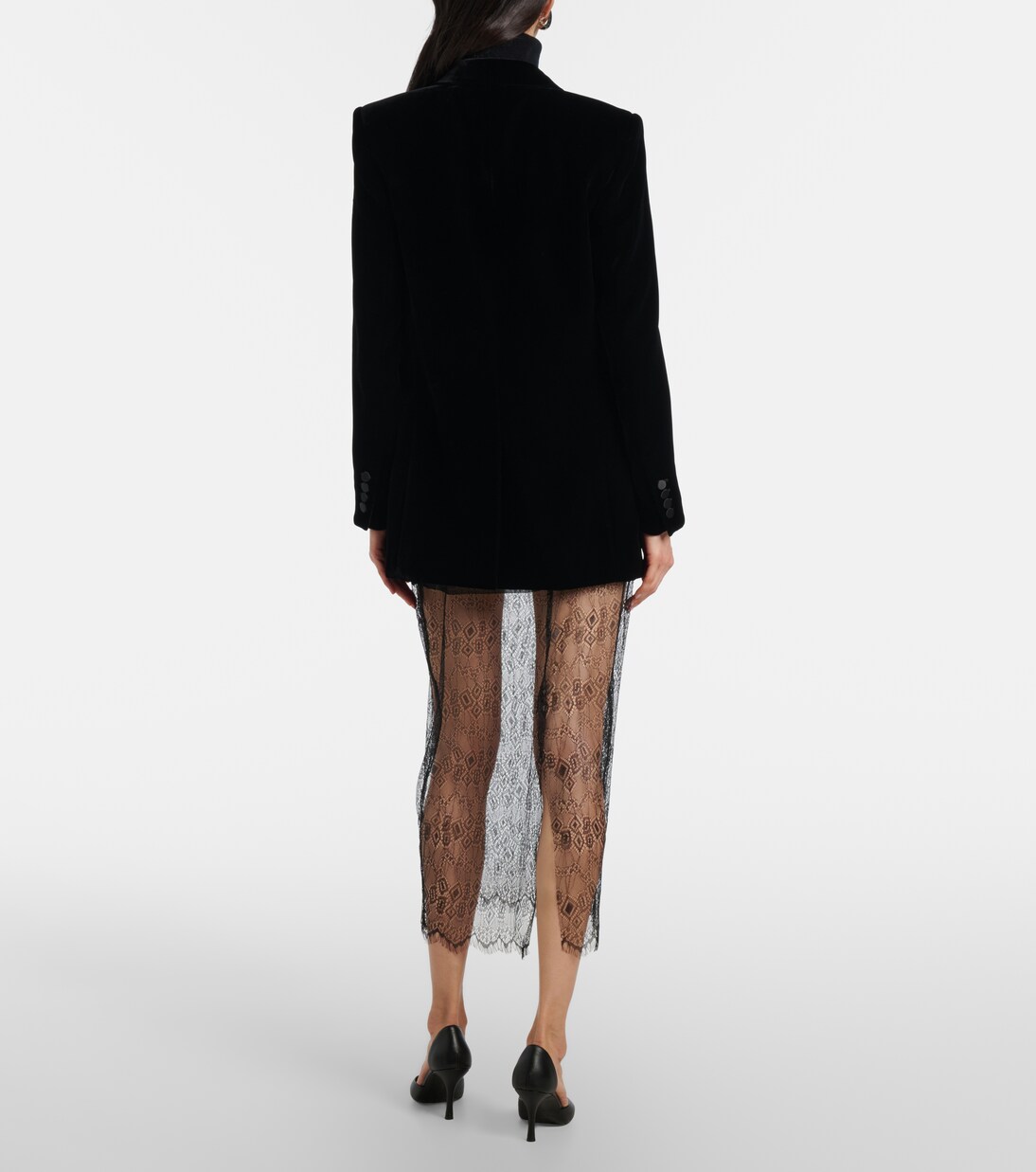 Alrose lace midi skirt | The Frankie Shop