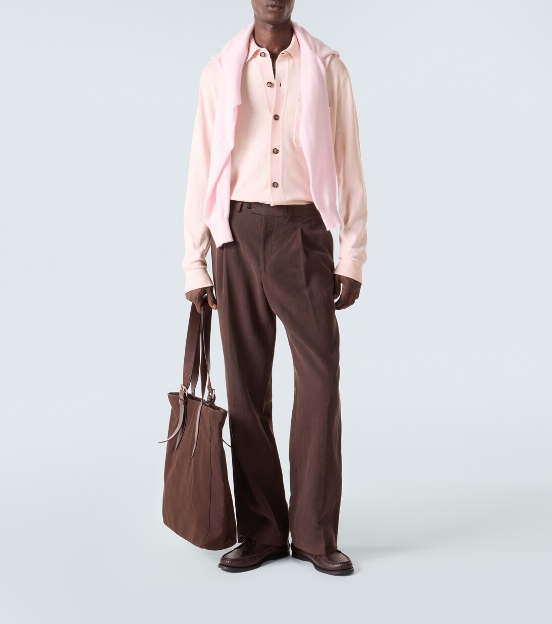 Cotton and cashmere overshirt | Allude