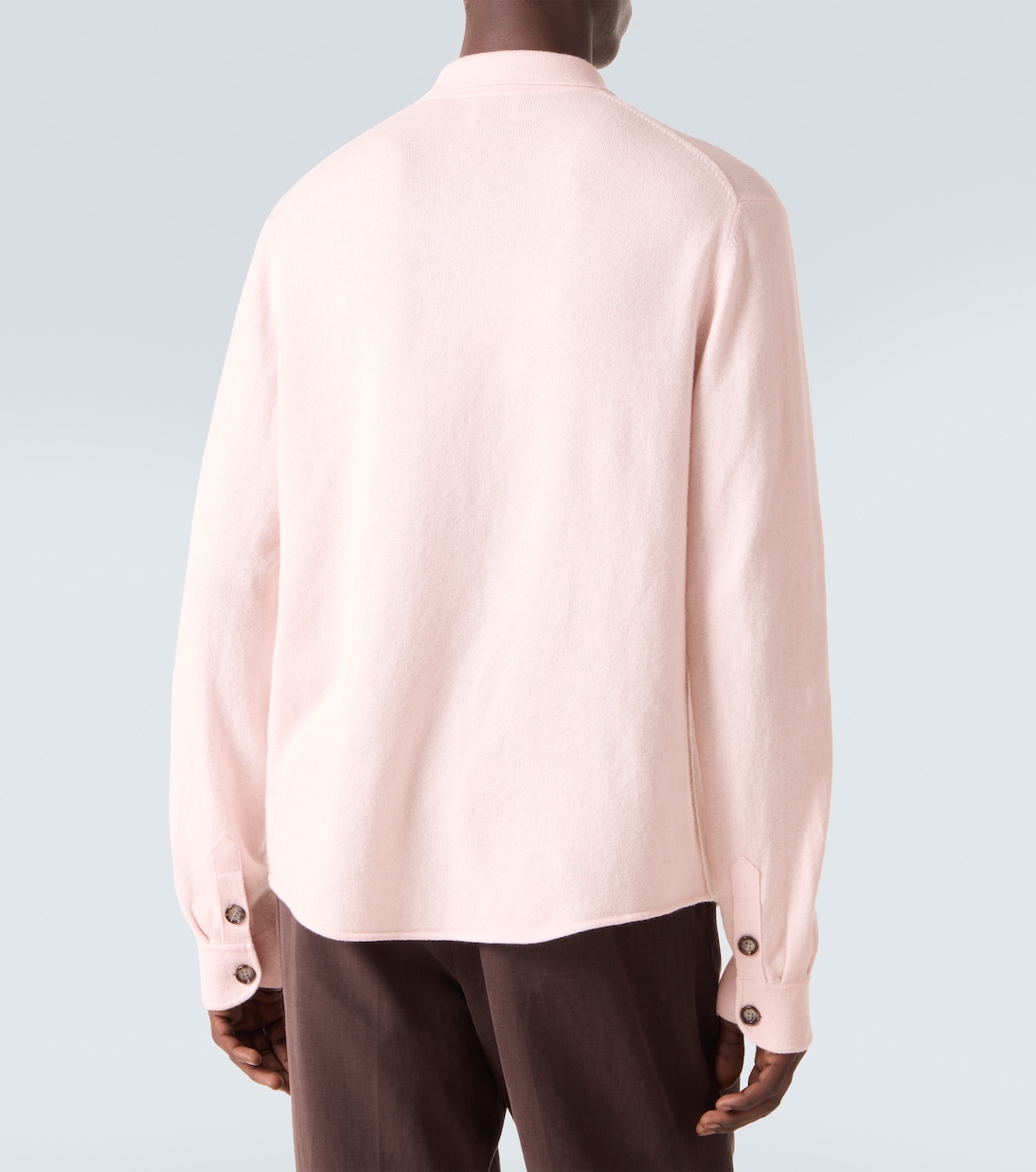 Cotton and cashmere overshirt | Allude