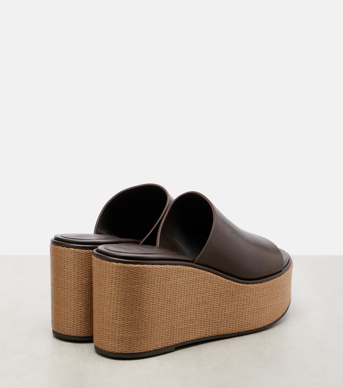 Sandalias con cueña de piel | Brunello Cucinelli