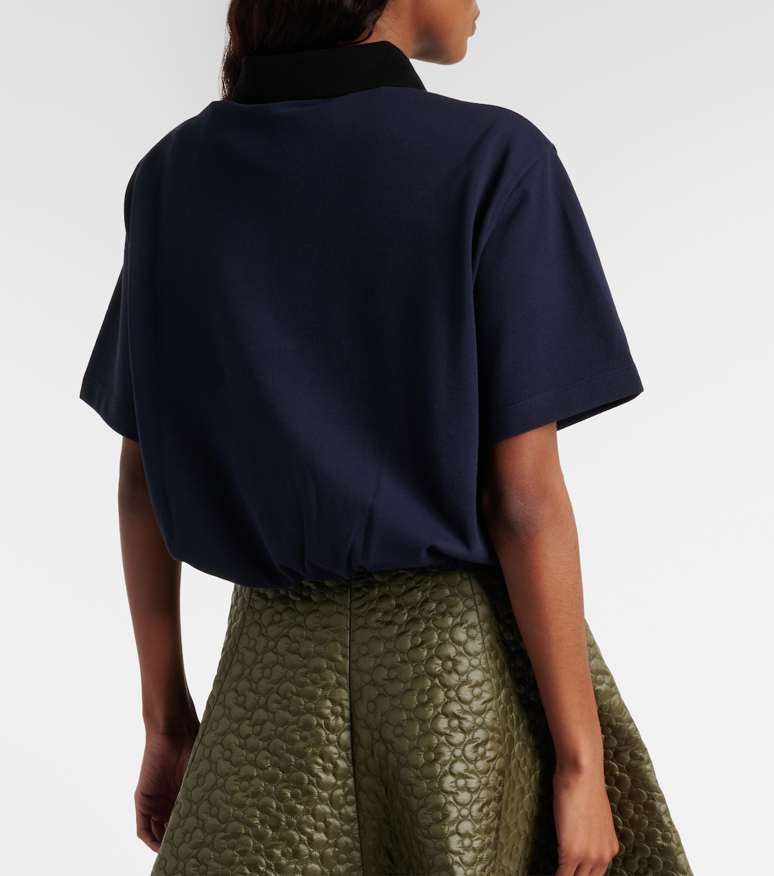 Cotton piqué polo shirt | Moncler