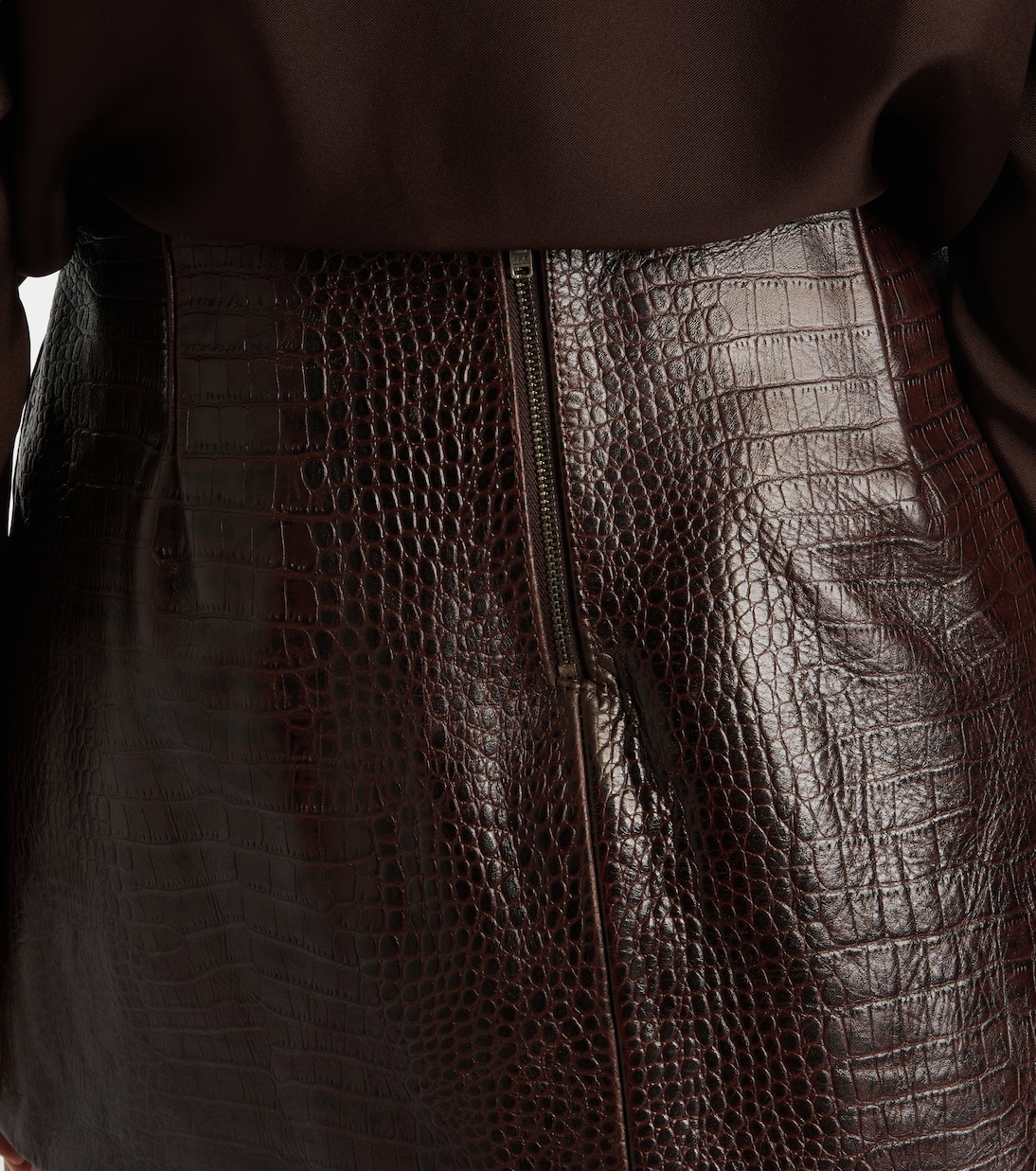 Minirock Rory aus Leder | The Frankie Shop