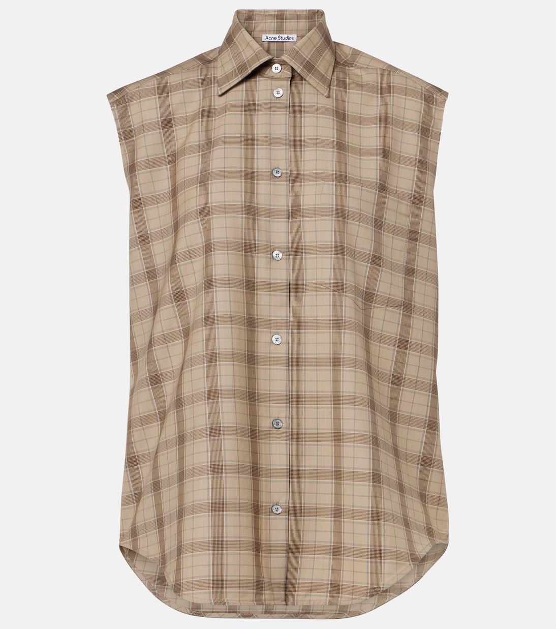 Checked wool shirt | Acne Studios