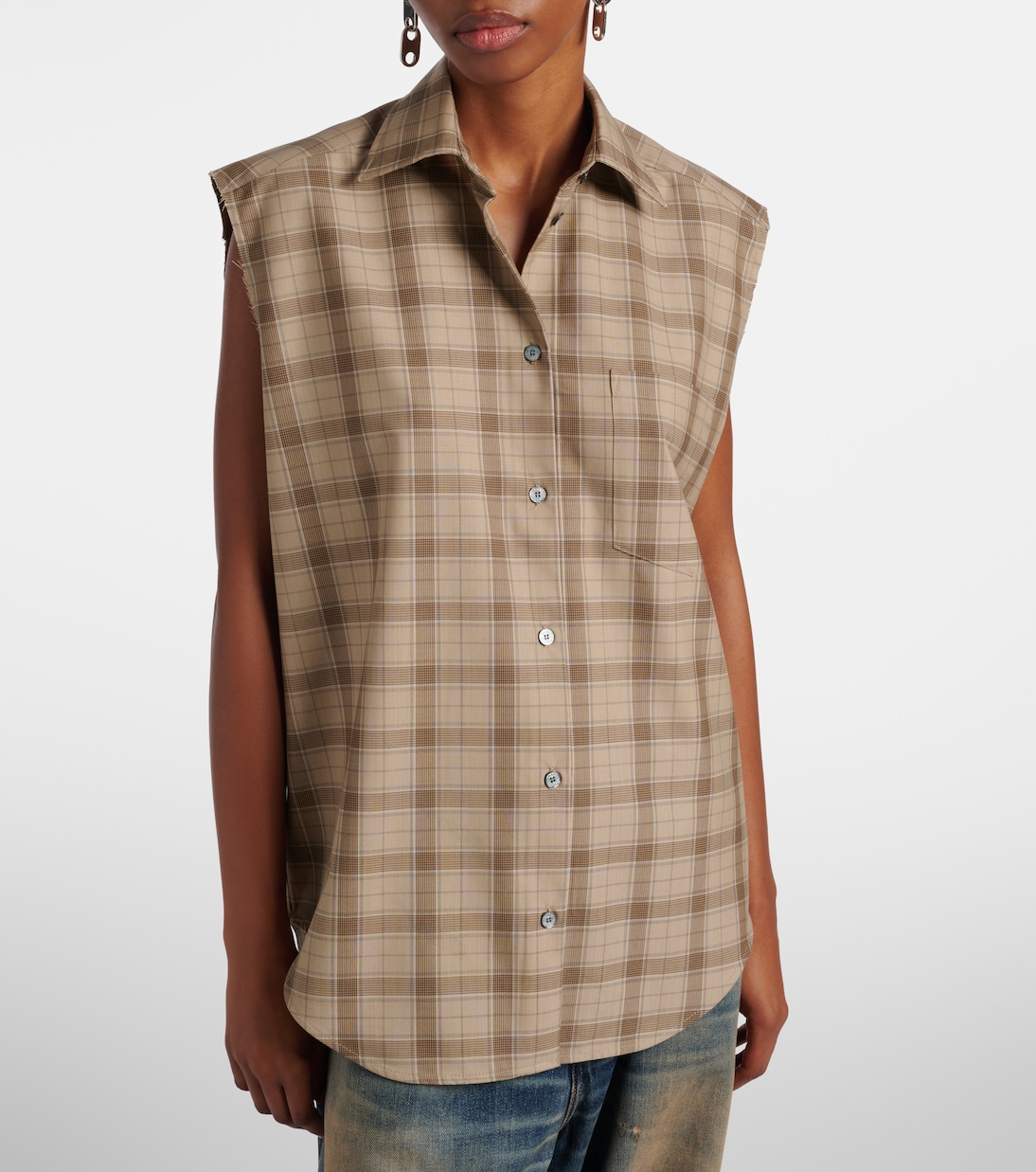 Checked wool shirt | Acne Studios