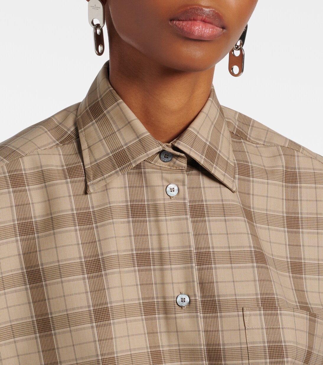 Checked wool shirt | Acne Studios