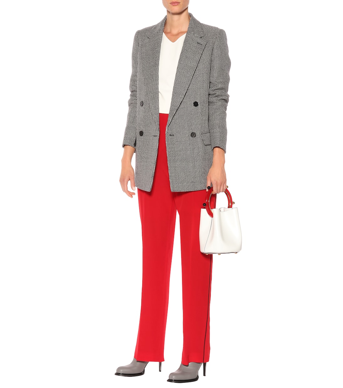 Houndstooth wool blazer | Stella McCartney