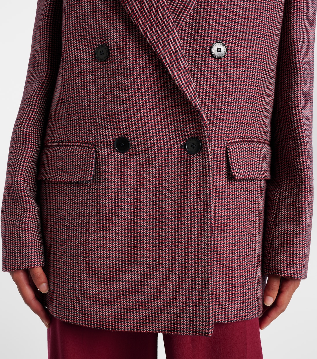 Houndstooth wool blazer | Stella McCartney