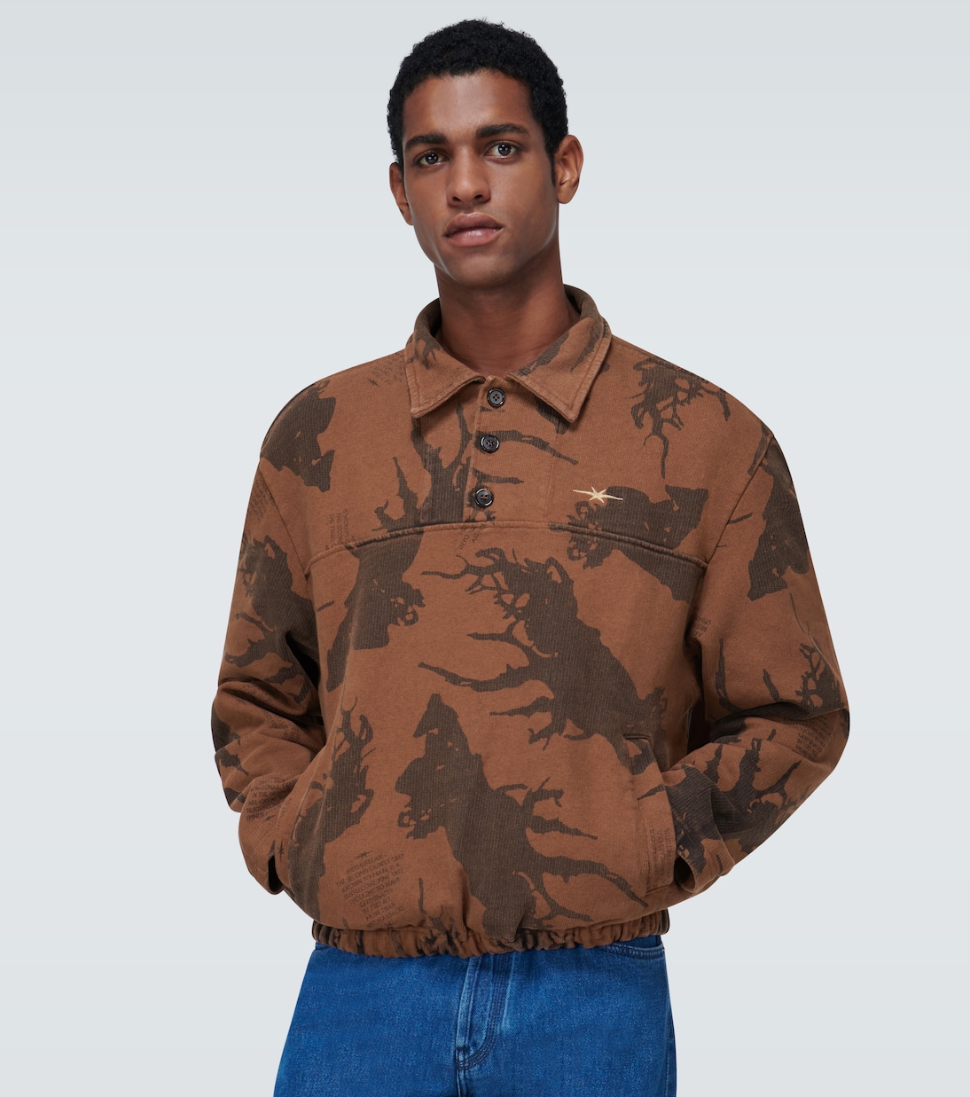 Sudadera Methuselah de algodón con cuello | Phipps
